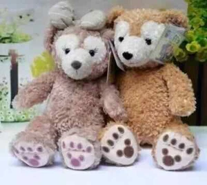 2pcs* New Disney Resorts 35cm SHELLIE MAY Duffy Disney Bear Plush Toy Doll Gift - Picture 1 of 6