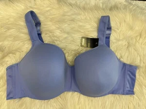 Avenue Fashion Balconette Bra Size 52D Lavender Underwire Wide Strap New W Tag - Picture 1 of 7