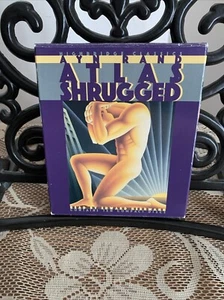 ATLAS SHRUGGED Ayn Rand 10 Audio CDs 1995 Edward Herrmann Abridged Capitalism! - Picture 1 of 12
