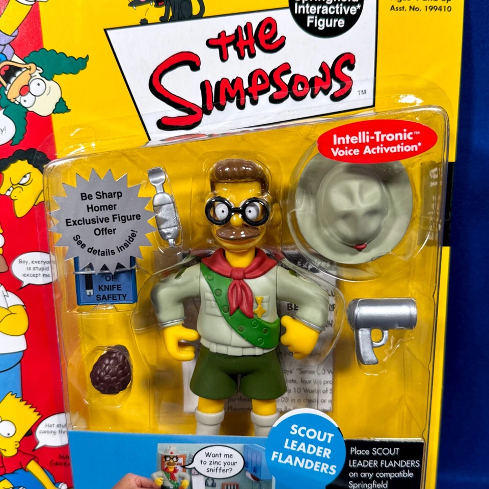 The Simpsons Series 10 Flanders Action Figure Scout Leader