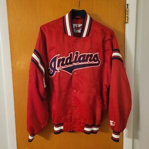 Starter Jacket Cleveland Indians Authentic Diamond Collection Size Large 🔥 
