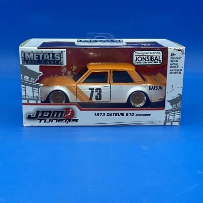 Jada Toys Metals JDM Tuners 1973 Datsun 510 Widebody 1:32 Scale Diecast - Image 1 of 4