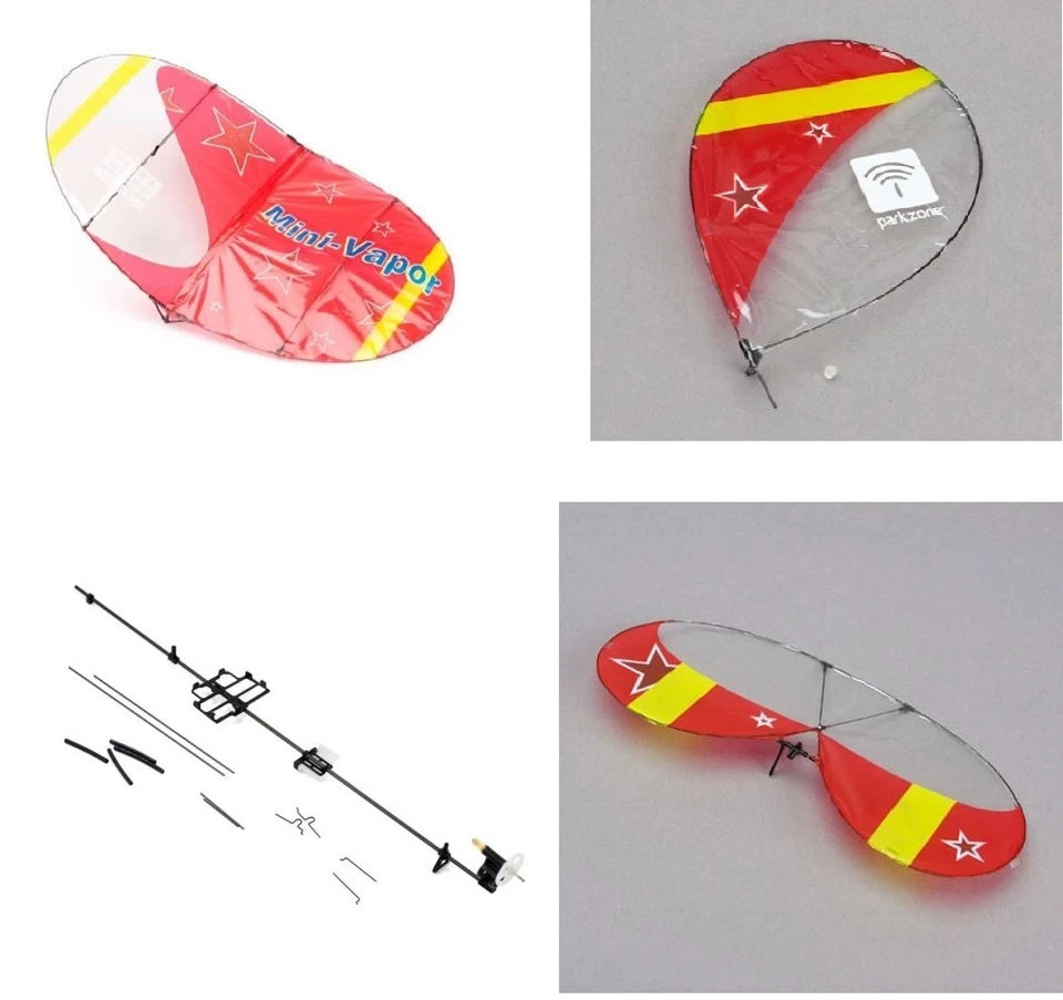 Mini ala de vapor ParkZone, timón, fuselaje desnudo estabilizador horizontal ala trasera Foto 1 de 4