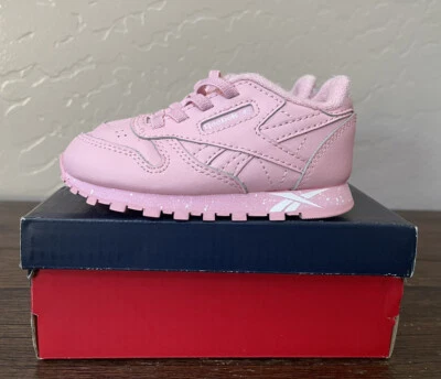Toddler Pink Reebok classic sneakers Size 6 - Image 1 of 4