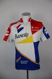 NALINI Banesto Maillot Ciclismo Hombre Talla 4 Hombre Camiseta Deporte Bicicleta Vintage - Imagen 1 de 7