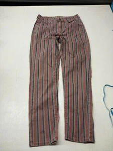 AMERICAN EAGLE Women's red white striped Mom Jeans Size 4 - Picture 1 of 5