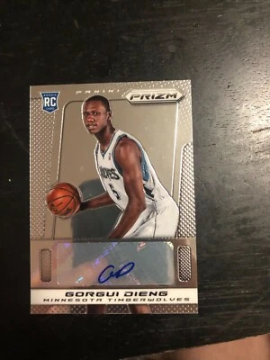 2013-14 Panini Prizm Gorgui Dieng Autographed - Image 1 of 2