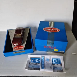 NOREV France 1/43 Bugatti EB112 Prototype 1994 Rouge série limitée - Foto 1 di 14