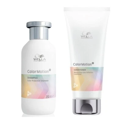 Wella Color Motion Shampoo 250ml + Conditioner 200ml für farbbehandeltes Haar