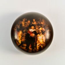 The Night Watch Painting by Rembrandt Paperweight Reproduction- Golden Crown E&R