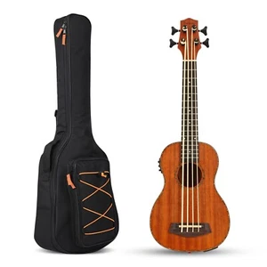Batking Ukulele bass fretted Electric Uku bass with Gig bag - Picture 1 of 7