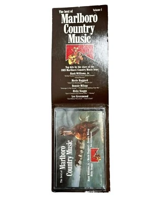 The Best of Marlboro Country Music Vol 1 cassette tape 1985 Hank Jr Merle Milsap - Image 1 of 4