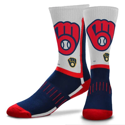 Milwaukee Brewers Red, White, and Blue Patriotic Star Socks - Image 1 of 2