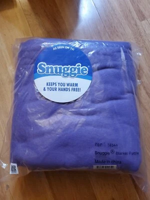 SNUGGIE PASSION PURPLE Original TV Blanket Sleeves +POCKETS fleece Adult 1-Size - Imagem 1 de 3