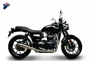Termignoni 2:1 Komplett Edelstahl Auspuffanlage Triumph Street Twin 900 2016-2020 - Bild 1 von 3