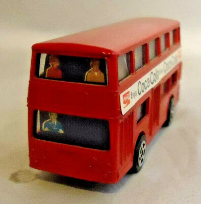 VINTAGE CORGI JUNIORS COCA-COLA DAIMLER FLEETLINE 1/64 DIE CAST DOUBLE DECKER BU - Image 1 of 4