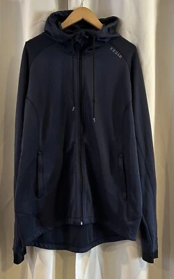 Sudadera con capucha azul de manga larga con cremallera Tesla 2X para hombre Foto 1 de 4
