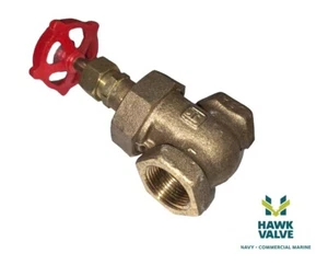 Milwaukee 1" Bronze 200 FNPT Non-Rising Stem Gate Valve Fig.1176 - Picture 1 of 6
