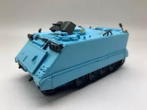 SERBATOIO CORGI PRE PRODUZIONE EROI NON CELEBRATI METALLO DIPINTO BLU M113 1/43 - Foto 1 di 10