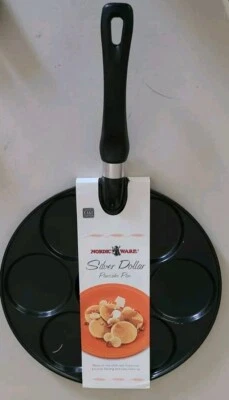 New - Nordic Ware Pancake Griddle Pan Silver Dollar - Made In USA  - Image 1 of 4