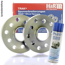 H&R DR Spurplatten Spurverbreiterung 66,5 5x112 20mm // 2x10mm + Bremsenreiniger