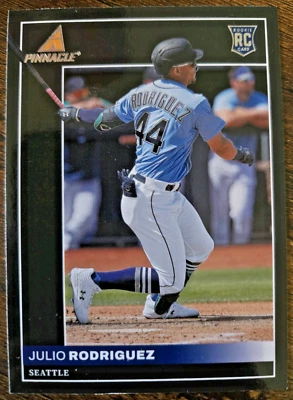 2022 Panini Chronicles Pinnacle Julio Rodriguez Rookie Card #12 Mariners RC - Image 1 of 2
