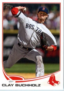 2013 Topps #503 Clay Buchholz NM-MT Red Sox