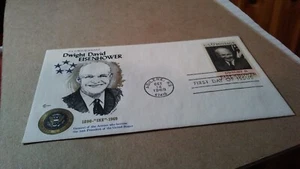 1st Day Cover -- Dwight Eisenhower - 1969 (Lot 11825C) - Picture 1 of 2
