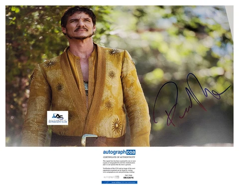 PEDRO PASCAL AUTOGRAPH SIGNED 12x18 PHOTO GAME OF THRONES ACOA Cover