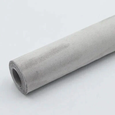 Envoltura de vinilo autoadhesiva estilo Alcántara negro interior coche gamuza sintética Foto 1 de 4