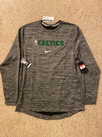 L Nike NBA Boston Celtics On Court Warm Up Player Issued Sweater NWT AV1378-032 Cover