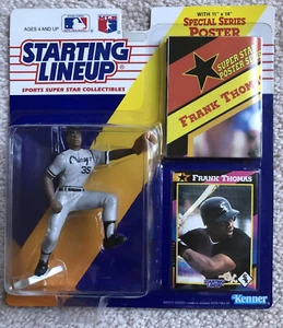 1992 STARTING LINEUP FRANK THOMAS MLB ACTION FIGURE Kenner New On Card “C” - Bild 1 von 12