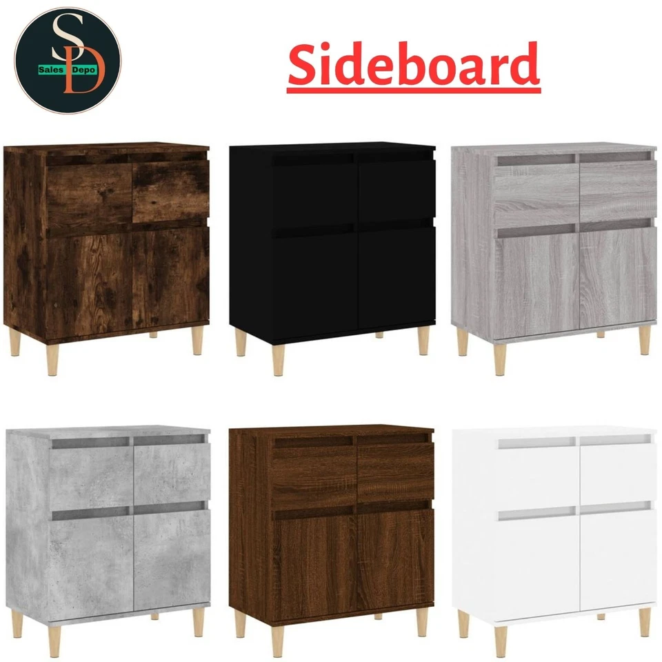 Sideboard Cupboard Storage Cabinet Buffet Highboard Engineered Wood vidaXL - Image 1 of 1