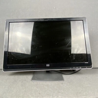 HP 2310M Black 23" LCD Computer Monitor Tiltable Full HD W/ Power Cord Gaming - Image 1 of 4