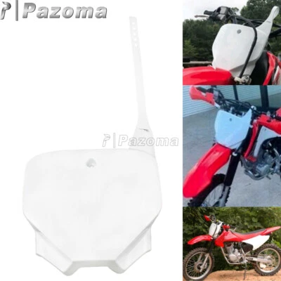 Protector de cable y manguera de matrícula delantera para Honda CRF150F CRF230F 2003-2019 blanco Foto 1 de 4