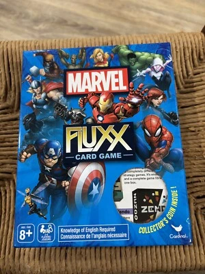 Marvel Fluxx Card Game w/Captain America Collector Coin 100% Complete - Image 1 of 3