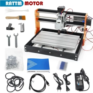 Máquina de grabado enrutador CNC Pro de 3 ejes 3018 con interruptor E-Stop + límite para madera - Imagen 1 de 6
