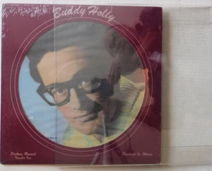 BUDDY HOLLY – PORTRAIT IN MUSIC #2 PICTURE DISC - SEALED LP & DISPLAY MOUNTING - Picture 1 of 5