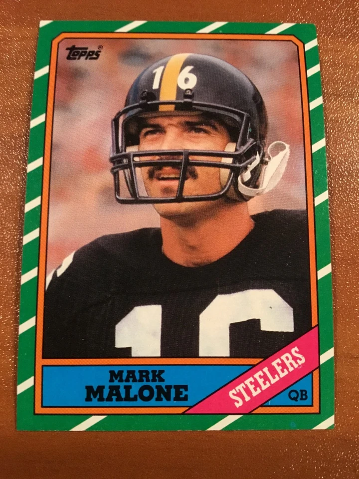 1986 Topps #281 MARK MALONE Pittsburgh Steelers QB QTY AVAIL NM - Image 1 of 1