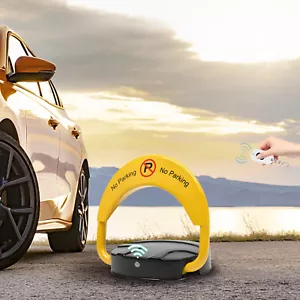 Parkplatzsperre Elektrisch Parksperre Automatik Klappbar mit 2 Fernbedienung DHL - Bild 1 von 23