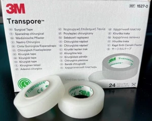 3M Transpore Clear Tape 1/2" x 10 yards Eyelash Extension 2, 4, 6, 12, 24 rolls - Picture 1 of 1