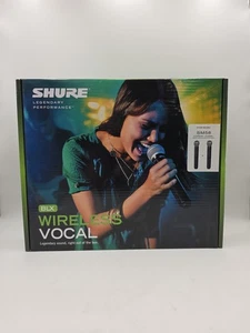 Shure BLX288/SM58 Sistema Microfonico Portatile Wireless Doppio Canale Nuovo - Foto 1 di 4