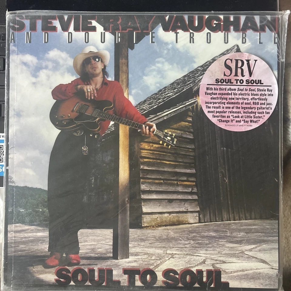 STEVIE RAY VAUGHAN - SOUL TO SOUL -Sundazed Music 5305 SEALED With Hype Sticker - Image 1 of 4