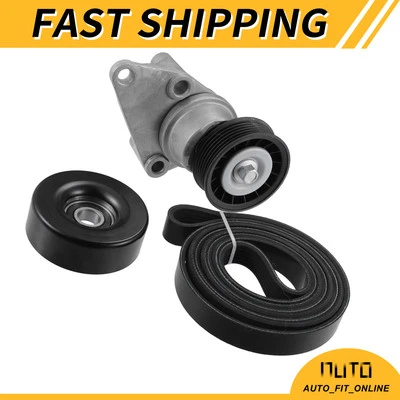 Conjunto de polea loca tensor de correa de transmisión UN JUEGO personalizado para Chevy Avalanche Foto 1 de 4