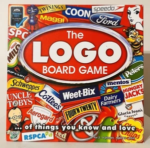 The Logo Board Game Family Trivia Moose Entertainment 2009 EUC - Picture 1 of 3