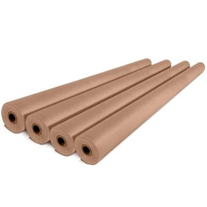 Brown Kraft Paper Roll 48" x 2160" (180 feet), Pack of 4 - USA-Made Brown Pac... - Picture 1 of 7
