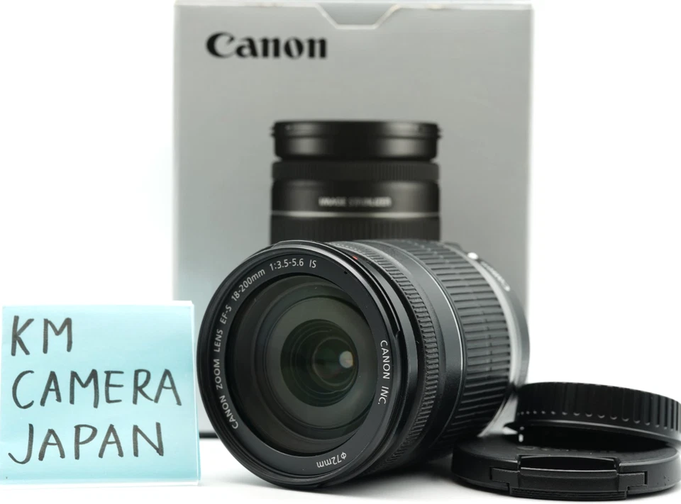 [US DUTY PAYED] Lente AF zoom gran angular Canon EF-S 18-200 mm f/3,5-5,6... - Imagen 1 de 4