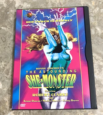 The Astounding She-Monster DVD 2000 1958 OOP Clarke Duncan Wood Sci-Fi 50s Movie - Image 1 of 4