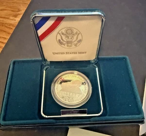 1994 P Women in Military Service Proof Silver Dollar W/ Box and COA - Picture 1 of 5