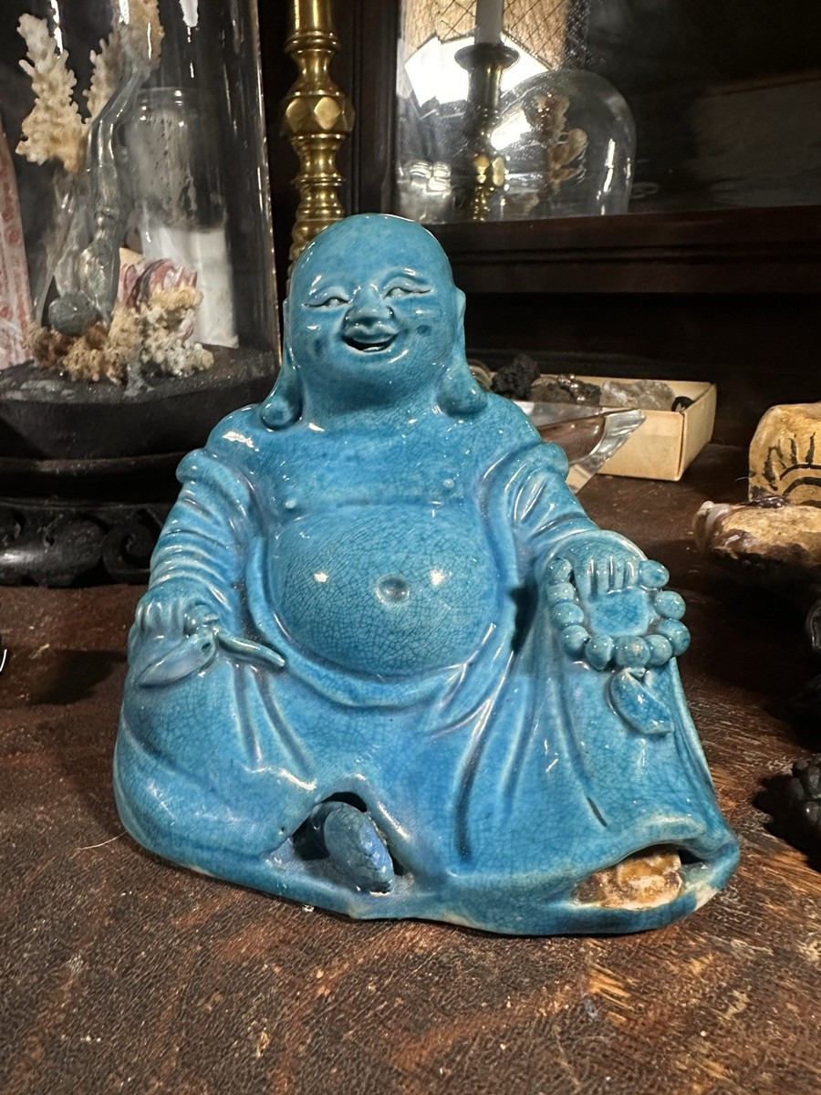 佛蓝色古董中国雕塑、雕像| eBay